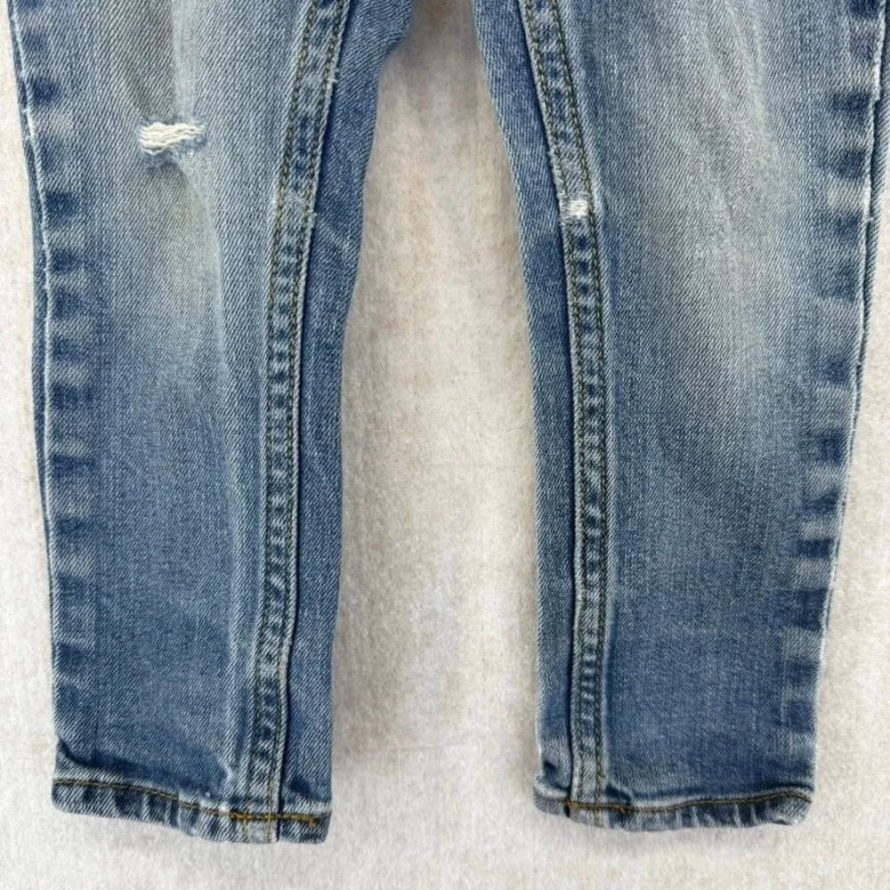 OshKosh B'gosh Toddler Boys Blue Skinny Jeans Distressed Medium Wash Size 2T